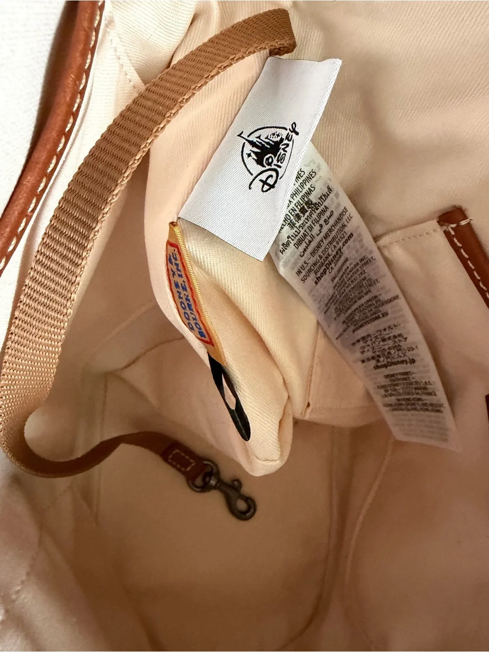 2022 Disney Dooney & Bourke Epcot Food & Wine Festival Satchel Bag Purse Strap